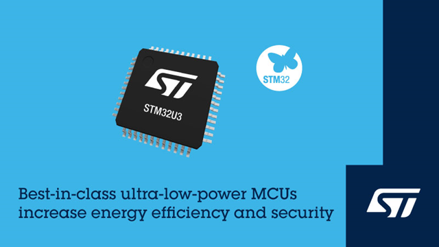 意法半導體推出STM32U3微控制器，面向遠程、智能和可持續(xù)應用