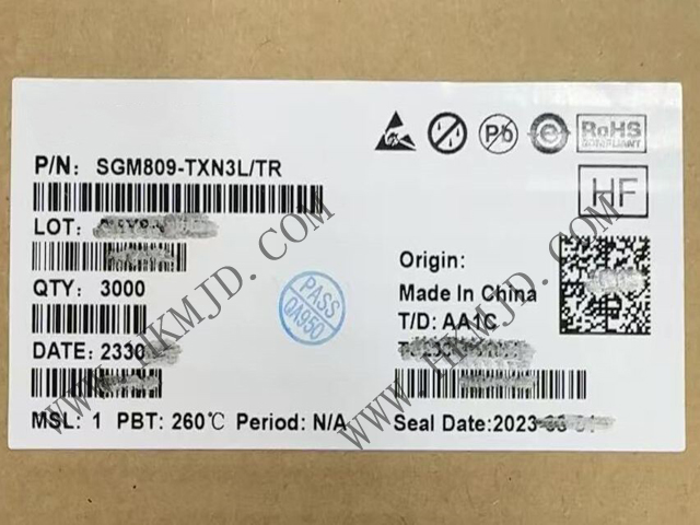 SGM809-TXN3L：低功耗微處理器監(jiān)控電路，3.08V 精準電壓監(jiān)測