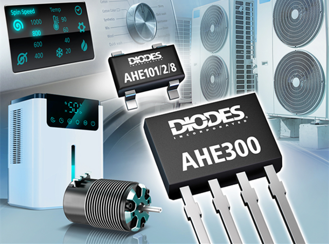 Diodes 公司推出先進的銻化銦霍爾器件傳感器，適用于旋轉和電流檢測產(chǎn)品應用